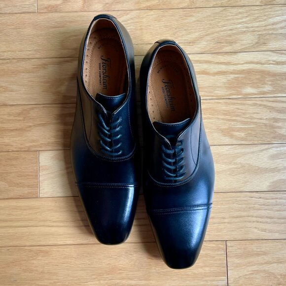 Florsheim Other - NIB Florsheim Black Oxford Shoes Sleek Cap-Toe Design, 11.5